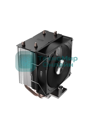 Кулер для процессора PCCooler R200 S115X/1200/1700/AM4/AM5 (TDP 110W, 90мм Non LED Fan, 2 тепловые трубки 6мм, 2200RPM, 28,3dBa)