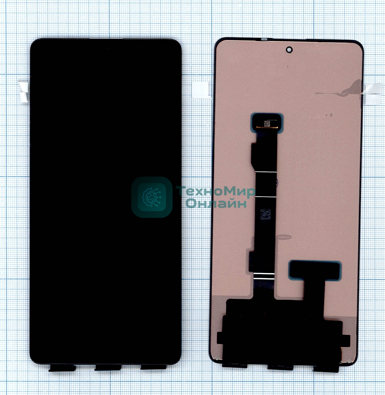 Дисплей для Xiaomi Poco X5 Pro, Redmi Note 12 Pro в сборе с тачскрином (original) черный