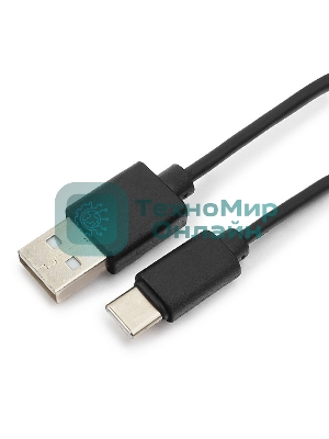 Кабель USB Гарнизон GCC-USB2-AMCM-0.5M, USB2.0 AM/USB3.1 Type-C, 0.5м, пакет