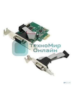 Контроллер ORIENT XWT-PE2SLP OEM PCI-Ex1, 2xCOM9M, Low Profile