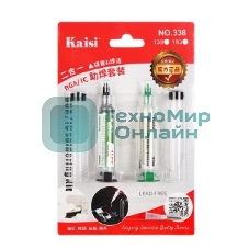 Набор для пайки Kaisi флюс 338°С паста 217°С