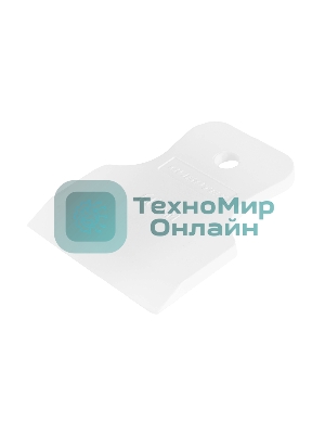 Шпатель Сибртех белая резина, 60 мм