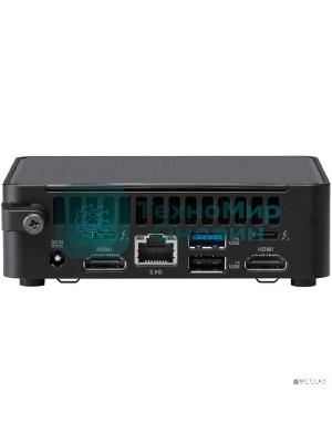 Платформа системного блока Nettop ASUS NUC Model: NUC14RVH, Intel Core 3 Processor 100U, 2xDDR5-5600 SO-DIMM supp, Intel Graphics, Wi-Fi 6E AX211, BT v5.3, 3xUSB 3.2 Gen2, 1xUSB 2.0, 1xUSB 3.2 Gen2 Type-C + 2xT-bolt 4 Type-C w/DP 1.4, 2xHDMI 2.1, 1xRJ45 LAN, 1xDC-in, Supp: 128Gb~4TB M.2 2280 NVMe PCIe 4.0 x 4 SSD+128Gb~1TB M.2 2242 NVMe PCIe 4.0 x 4 SSD+128Gb~4TB 2.5