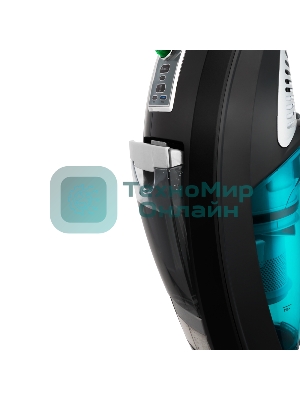 Пылесос вертикальный паровой Kitfort КТ-535-1 черный, питание от сети, 1600 Вт, уборка влажная/паром/сухая, пылесборник 1 л