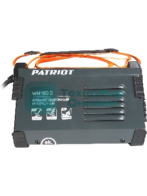 Сварочный аппарат Patriot WM180D инвертор ММА 7.8кВт