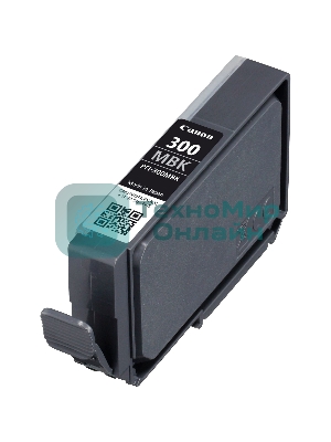 Картридж струйный Canon PFI-300 MBK EUR/OCN черный (1750 стр.) для Canon imagePROGRAF PRO-300