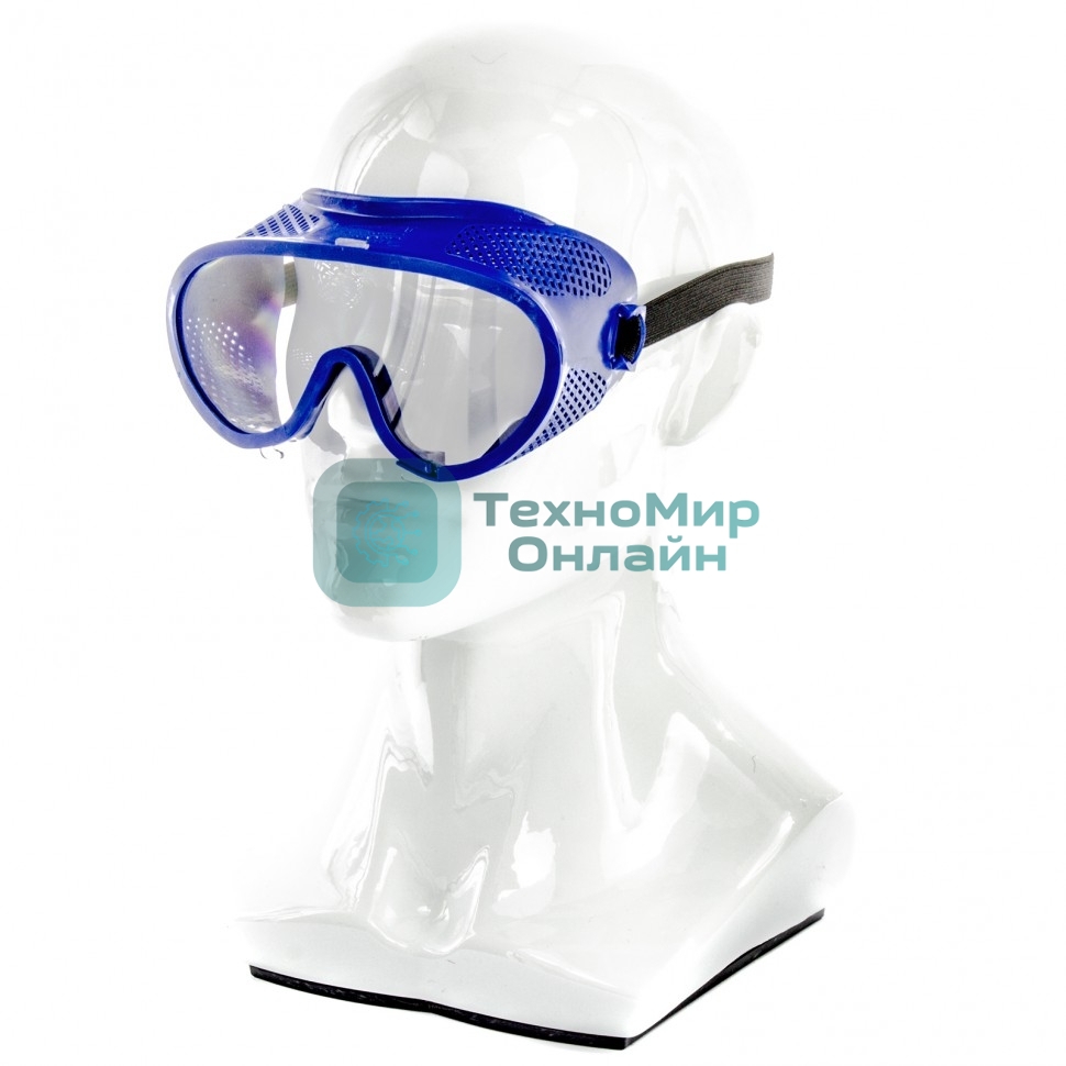 Очки защитные Сибртех закрытого типа с прямой вентиляцией, поликарбонат