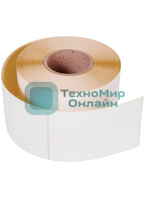 Термоэтикетки самоклеящаяся Cactus Eco CS-TE75120300 сегмент 75x120 мм, внешний диаметр рулона 90 мм, диаметр втулки 40 мм, 300 шт./рул, белый