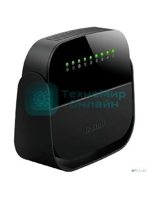 Роутер беспроводной D-Link DSL-2640U/R1A ADSL2+ черный (Annex A)