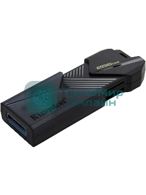 Флешка USB Kingston DataTraveler Exodia Onyx (DTXON/256Gb), 256Gb, USB 3.2 Gen 1, R/W 200/60, черный