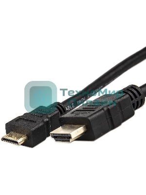 Кабель HDMI-19M --- MiniHDMI-19M ver 2.0+3D/Ethernet,1m Telecom