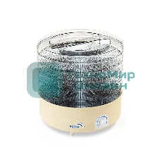 Сушилка для овощей и фруктов Ротор СШ-002 5под. 520 Вт, прозрачный