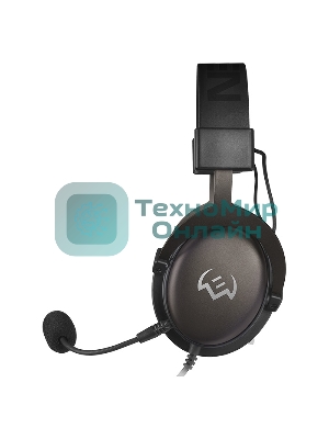 Гарнитура проводная игровая SVEN AP-G999MV с микрофоном серый (50 мм, мини-джек (стерео) O 3,5 мм (4 pin))