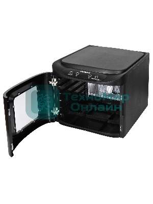 Сушка для фруктов и овощей Hyundai HYFD-P1203 12под. 500 Вт, черный