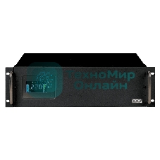 Источник бесперебойного питания Powercom King Pro RM KIN-3000AP LCD 1800Вт 3000ВА черный