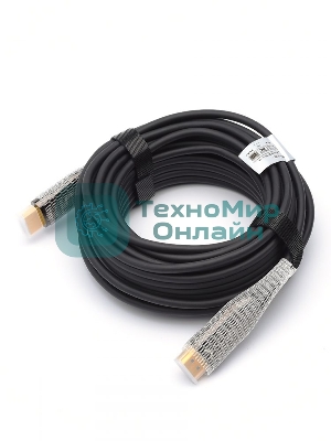 Кабель HDMI 30 м (HIGH speed, Metal gold, Optical) 8K VER 2.1 Кабель HDMI 30 м (HIGH speed, Metal gold, Optical) 8K VER 2.1