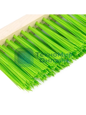 Щетка-сметка 3-рядная Сибртех 280 мм, деревянная ручка