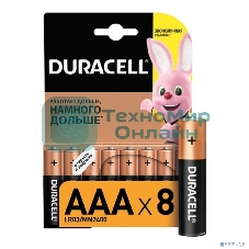 Батарейка Duracell LR03-8BL BASIC AAA (MN2400) (8 шт. в уп-ке)