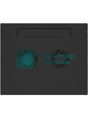 Шкаф коммутационный NTSS Lime (NTSS-WL9U5545GS-BL) настенный 9U 550x450 мм пер. дв. стекл несъемн. бок. пан. 30 кг черный 370 мм 12 кг 110 град. 500 мм IP20 сталь