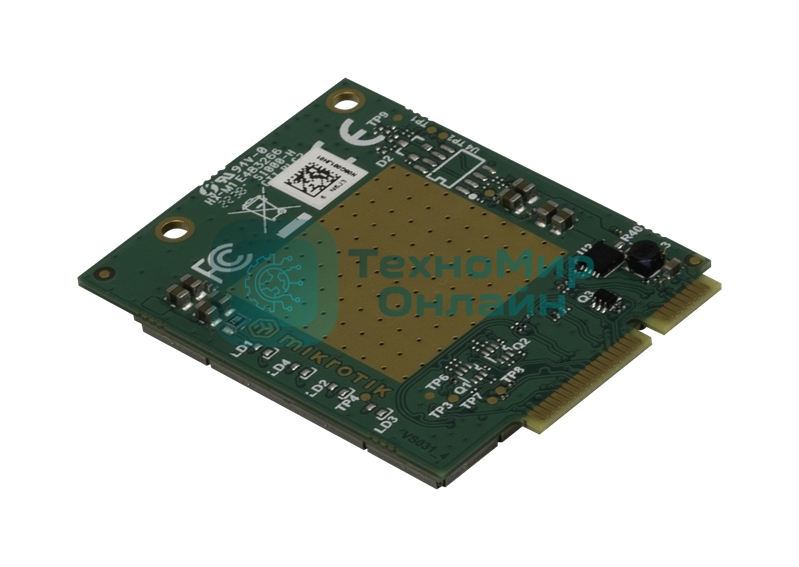 Плата концентратора MikroTik R11eL-FG621-EA miniPCi-e card, 3G/LTE, 2x u.Fl