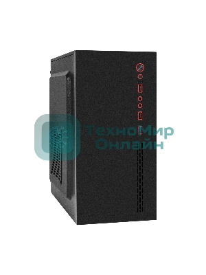 Компьютерный корпус Minitower ExeGate BAA-403U2-UNS500 (mATX, БП UNS500 с вент. 12см, 1*USB/2*USB 3.0, HD Audio, черный)