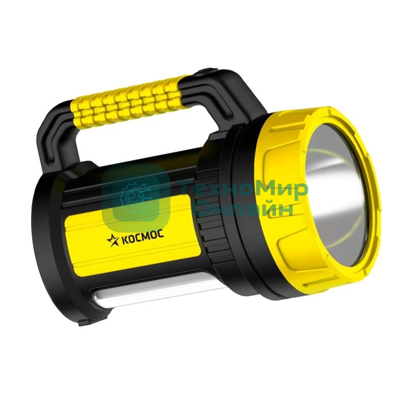 Фонарь светодиодный аккум. Космос 5W LED 3 режима бок. панель 10Вт зарядное устройство 220/12В