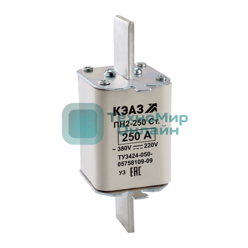 Вставка плавкая ПН2 250 С 200А У3 КЭАЗ 120119