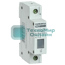 Ограничитель перенапряжения ОПС1-C 1Р 10/40кА 230В GENERICA IEK MOP20-1-C-G