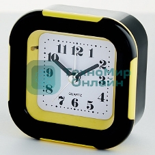 Будильник Delta DT8-0016 9.2x4.4x9.4 см (желтый) (200)