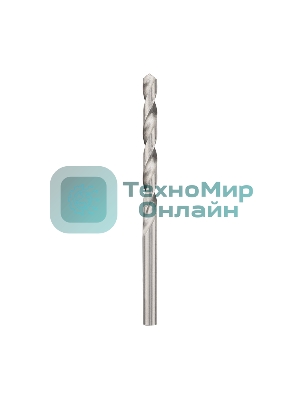 Сверло по металлу 8,0х117х75 мм HSS (1 шт. в упаковке) DIN 338 Kranz