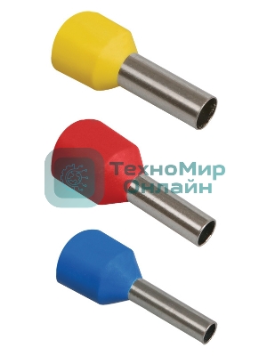 Наконечник-гильза изол. Е4009 (уп. 100 шт) IEK UGN10-004-04-09
