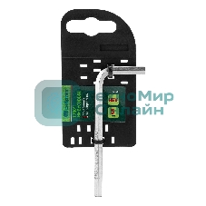 Ключ имбусовый HEX Сибртех 5 мм, 45x, закаленный, никель