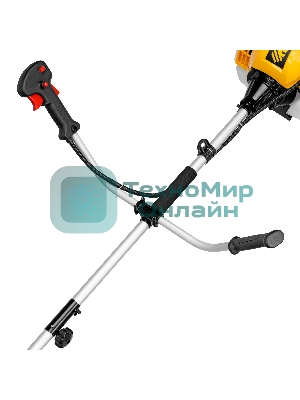 Триммер бензиновый Denzel DT 43S 43см3 2.5 лс. разъемная штанга состоит из 2 частей
