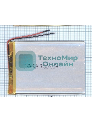 Аккумулятор Li-Pol (батарея) 3x70x105 мм 2pin 3.7V/3500mAh