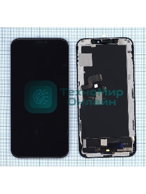 Дисплей для iPhone XS в сборе с тачскрином (AMOLED HX) черный