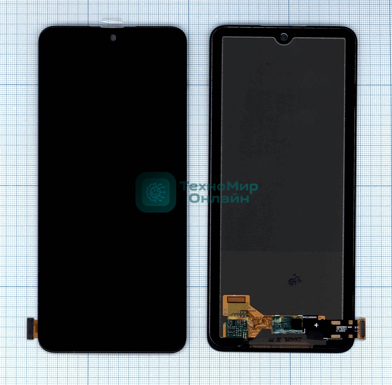 Дисплей для Xiaomi Poco X5 в сборе с тачскрином (TFT) черный