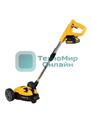 Портативная аккумуляторная газонокосилка Denzel CLM-22, Li-ion, 20В, 220 мм
