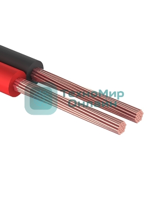 Кабель акустический Rexant 2х2,50 мм², красно-черный, мини-бухта 20 м