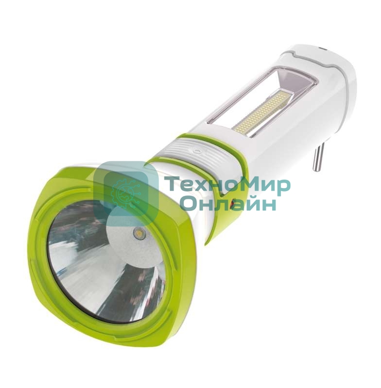 Фонарь светодиодный аккум. Космос 5W LED 3 режима бок. панель COB 3Вт с зарядным устройством