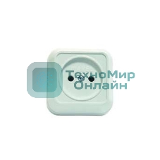 Розетка 1-м Makel ОП 16А IP20 без заземл. квадратная крем