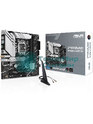 Материнская плата ASUS PRIME B760M-A WIFI D4, LGA 1700, Intel B760, 4xDDR4, 4xSATA, 2xM.2, 1xPCIe 4.0 x16, 1xPCIe 4.0 x4, 1xPCIe 4.0 x1, 2xHDMI, 1xDP, 1x 2.5Gb LAN, 2xUSB-A 3.2 Gen 2, 4xUSB-A 2.0, 3x3.5 мм, 7.1, mATX