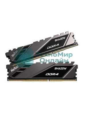 Оперативная память NETAC, DDR4, 16GB (1x16GB), 2666MHz, CL19, DIMM, с радиатором, черный