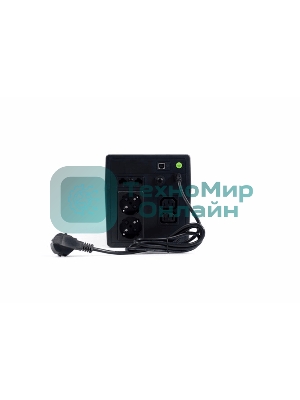 Источник бесперебойного питания SKAT-UPS 1000/600 ИБП 220В 600Вт 2 АКБ 7Ач внутр. меандр. стабилизация напряжения