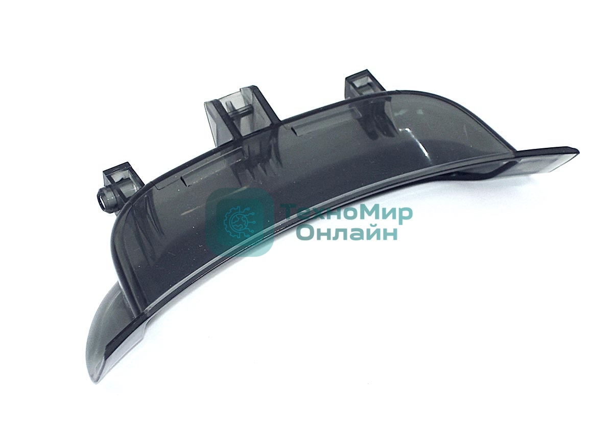 Ручка люка для стиральной машины Candy, Hoover, Zerowatt серая прозрачная 43011740