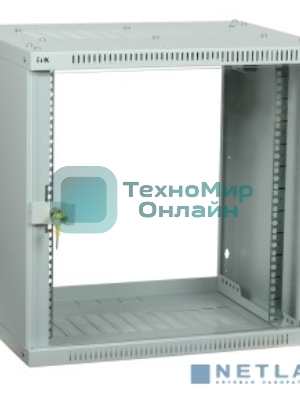 Шкаф ITK LWE3-06U66-GF LINEA WE 6U 600x600 мм дверь стекло серый