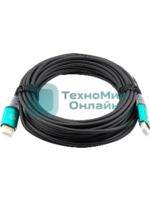 Кабель аудио-видео Cactus CS-HDMI-AOC-2.1-10 HDMI (m)/HDMI (m) 10м. позолоч.конт. черный