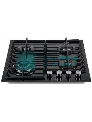 Газовая варочная панель Maunfeld EGHG.64.63CB/G, 4 конфорки, закаленное стекло, черный