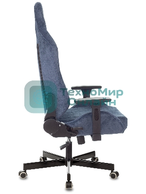 Кресло Knight N1 Fabric синий, ткань, 120 кг, механизм качания