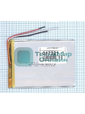 Аккумулятор Li-Pol (батарея) 3x70x105мм 3pin 3.7V/3500mAh