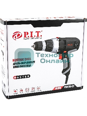 Дрель-шуруповерт сетевой P.I.T. РВМ10-С2 МАСТЕР, Сетевая, 400Вт